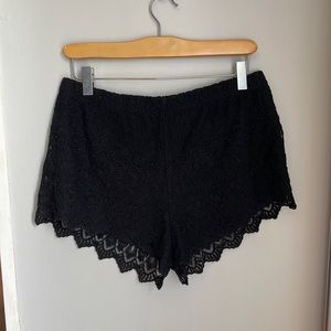 Divided Sheer Shorts